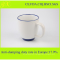 FDA Sublimation Ceramic Mug with Rim and Handle Color for Coffee